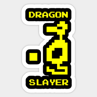 ATARI ADVENTURE DRAGON SLAYER RETRO GAMING Sticker